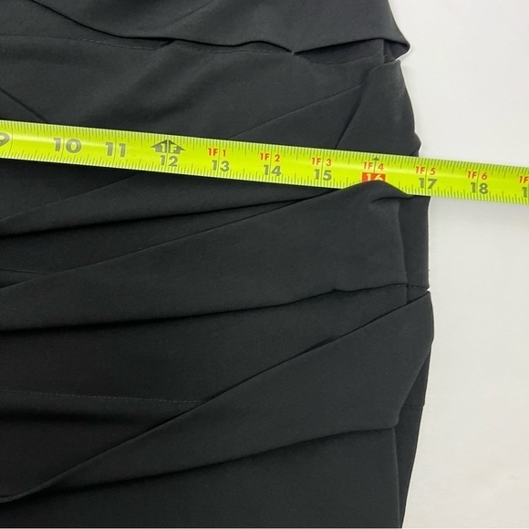 City Triangles Women’s Party Cocktail Dress Sz Large Black Lace Overlay Bodice - Picture 10 of 11